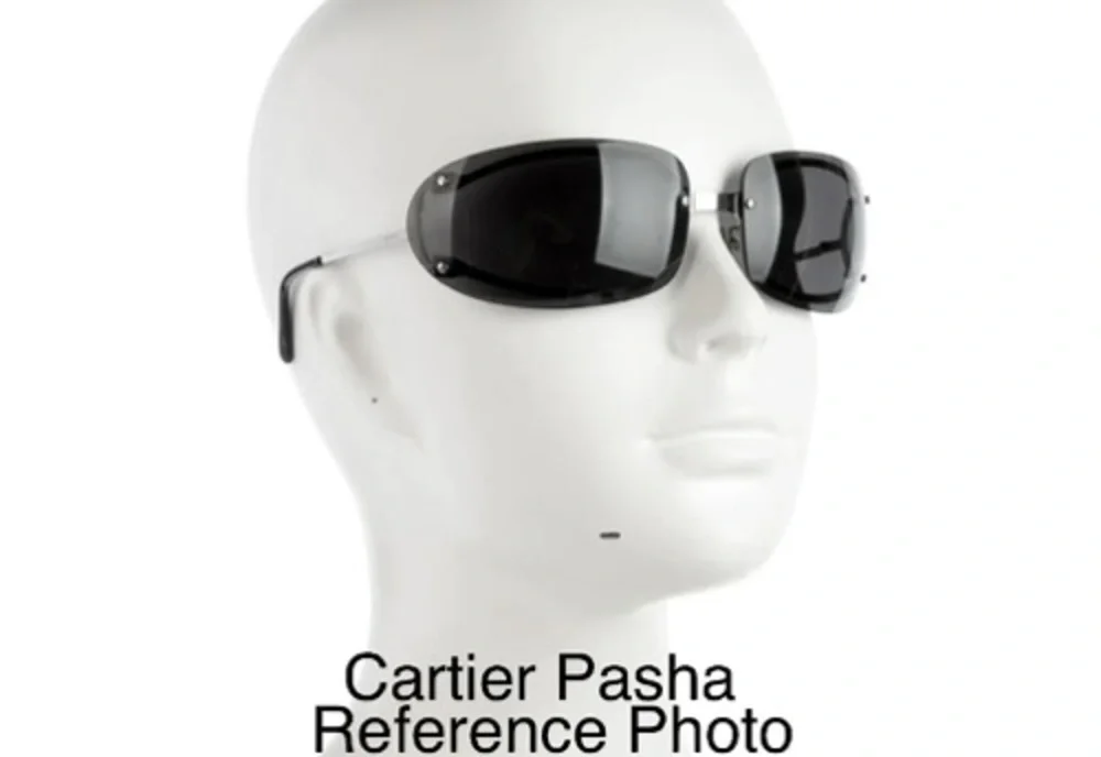 Cartier Pasha Sunglasses Factory Replacement Lenses - Dark Gray
